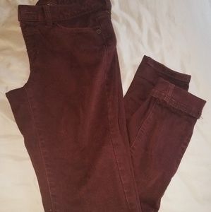Universal Thread Maroon/Plum colored skinny Jeans